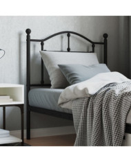 Tête de lit métal noir 80 cm | Mobilier & Déco