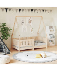 Cadre de lit pour enfant 70x140 cm bois de pin massif | Mobilier & Déco