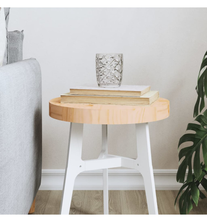 Dessus de table rond Ø30x3 cm bois de pin massif | Mobilier & Déco