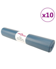 Sacs poubelles 100 pcs bleu 120 L | Mobilier & Déco