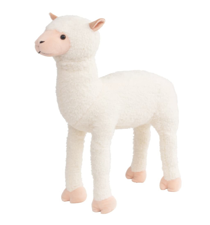 Jouet en peluche Alpaga Blanc XXL | Mobilier & Déco