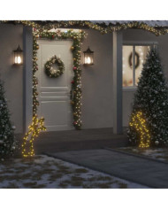 Décoration lumineuse météore de Noël avec piquets 80 LED 62 cm | Mobilier & Déco