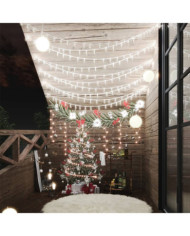 Guirlande lumineuse Globe 40 m 400 LED Blanc froid 8 fonctions | Mobilier & Déco