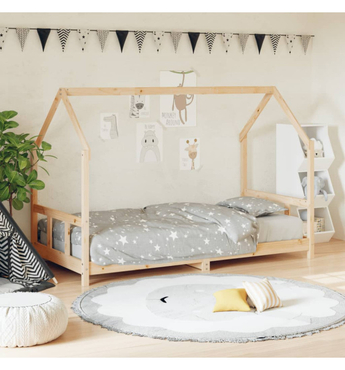Cadre de lit pour enfant 90x190 cm Bois de pin massif | Mobilier & Déco