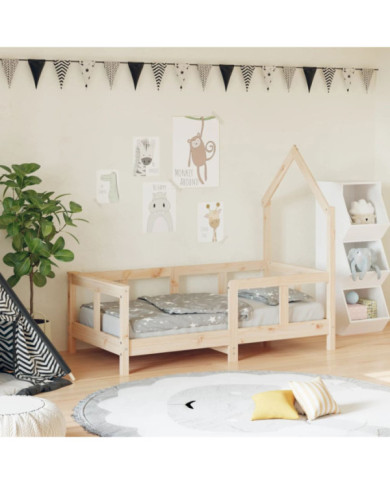 Cadre de lit pour enfant 70x140 cm bois de pin massif | Mobilier & Déco