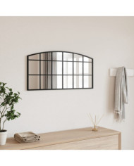 Miroir mural noir 80x40 cm arche fer | Mobilier & Déco