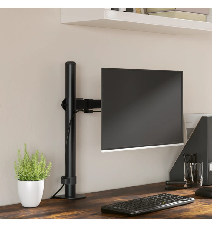 Support de moniteur noir acier VESA 75/100 mm | Mobilier & Déco