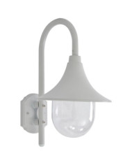 Applique murale de jardin E27 120 cm Aluminium Blanc | Mobilier & Déco