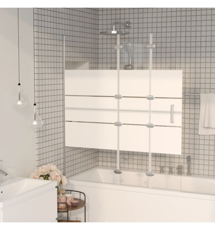 Cabine de douche pliable ESG 120x140 cm Blanc | Mobilier & Déco