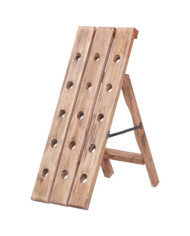 Casier à bouteilles pour 15 bouteilles bois d'acajou massif | Mobilier & Déco
