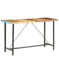 Table de bar 180x70x107 cm Bois de récupération solide | Mobilier & Déco