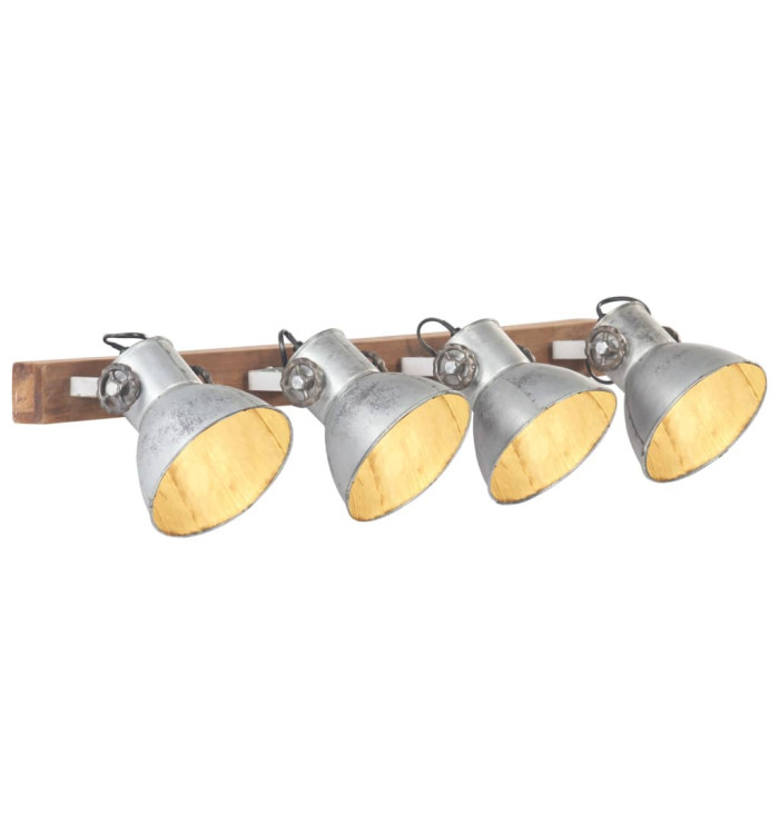 Lampe murale industrielle Argenté 90x25 cm E27 | Mobilier & Déco