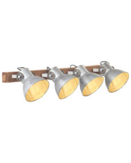 Lampe murale industrielle Argenté 90x25 cm E27 | Mobilier & Déco