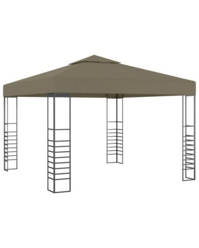 Chapiteau de jardin 3x3 m Taupe 180 g/m² | Mobilier & Déco