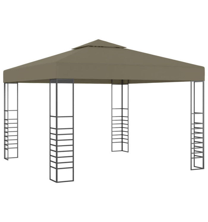 Chapiteau de jardin 3x3 m Taupe 180 g/m² | Mobilier & Déco