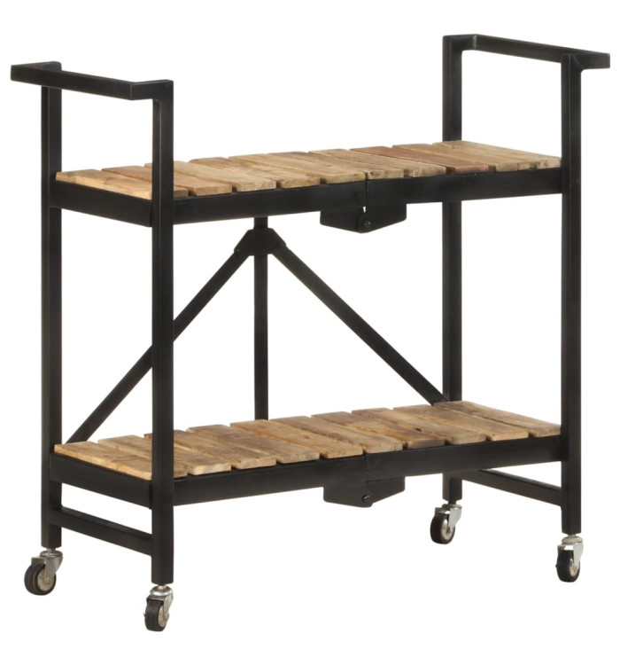 Chariot de cuisine 87x36x81 cm Bois massif de manguier | Mobilier & Déco