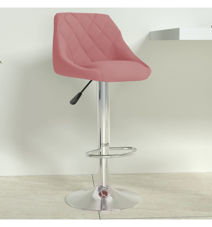 Tabouret de bar Rose Velours | Mobilier & Déco