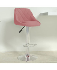 Tabouret de bar Rose Velours | Mobilier & Déco