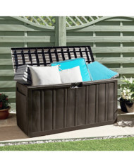 Boîte à coussins Marron 117x45,5x57,5 cm 270 L | Mobilier & Déco