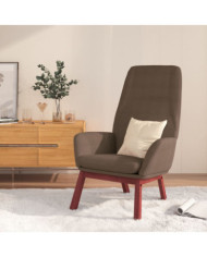Chaise de relaxation Taupe Tissu | Mobilier & Déco
