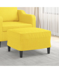 Repose-pied Jaune clair 60x50x41 cm Tissu | Mobilier & Déco