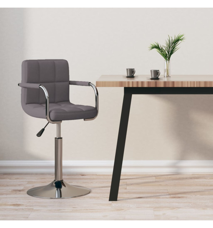 Tabouret de bar Taupe Tissu | Mobilier & Déco