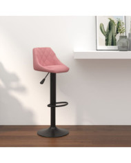 Tabouret de bar Rose Velours | Mobilier & Déco