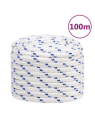 Corde de bateau Blanc 20 mm 100 m Polypropylène | Mobilier & Déco