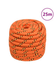 Corde de bateau Orange 20 mm 25 m Polypropylène | Mobilier & Déco