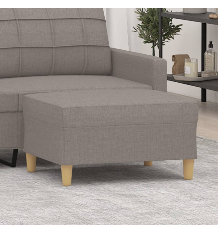 Repose-pied Taupe 70x55x41 cm Tissu | Mobilier & Déco
