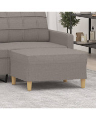 Repose-pied Taupe 70x55x41 cm Tissu | Mobilier & Déco