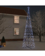 Arbre de Noël cône 3000 LED Blanc froid 230x800 cm | Mobilier & Déco