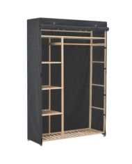 Garde-robe Gris 110 x 40 x 170 cm Tissu | Mobilier & Déco