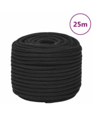 Corde de bateau Noir complet 14 mm 25 m Polypropylène | Mobilier & Déco
