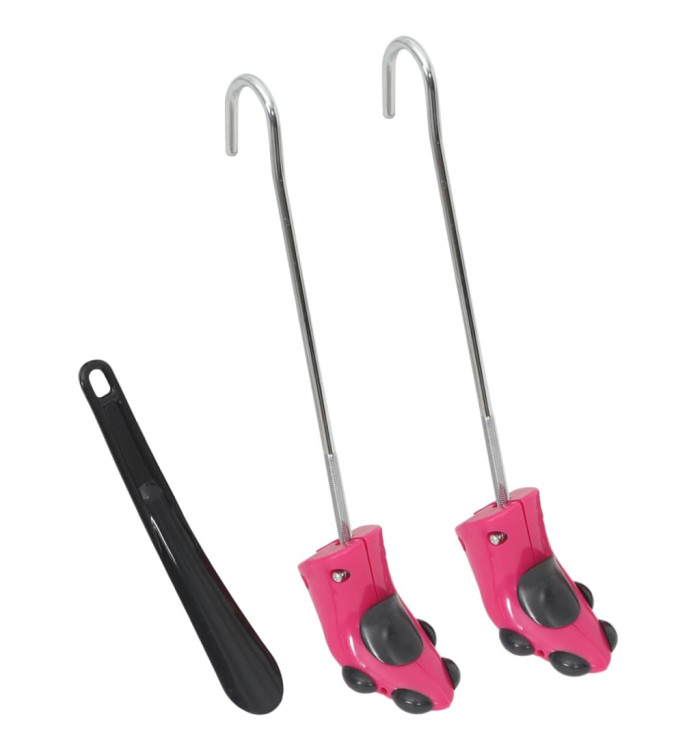Tendeurs de bottes et chausse-pied rose EU 34-40 plastique | Mobilier & Déco
