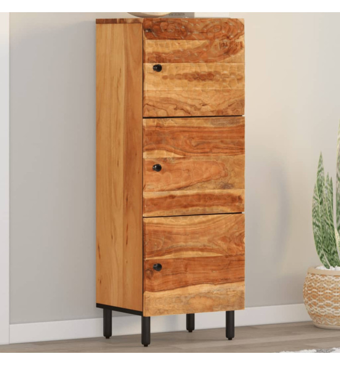 Buffet haut 40x33x110 cm bois massif d'acacia | Mobilier & Déco