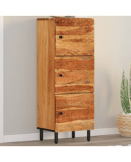 Buffet haut 40x33x110 cm bois massif d'acacia | Mobilier & Déco