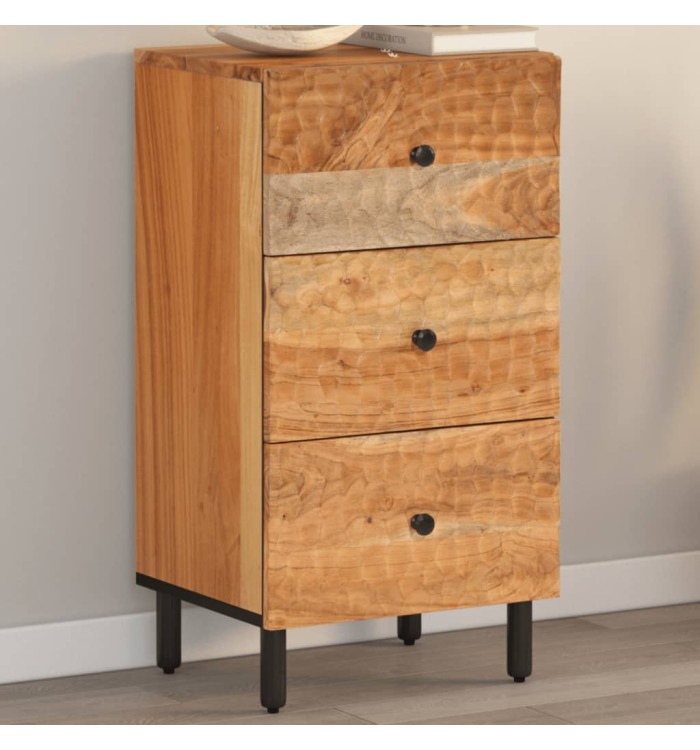 Armoire latérale 40x33x75 cm bois massif d'acacia | Mobilier & Déco