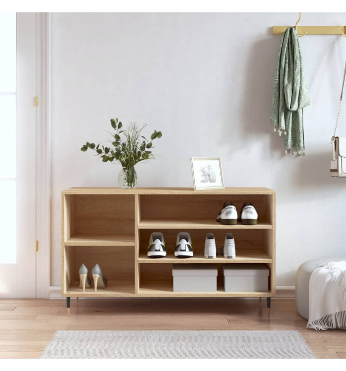 Armoire à chaussures Chêne sonoma 102x36x60cm Bois d'ingénierie | Mobilier & Déco