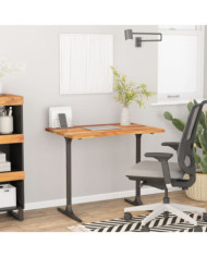 Dessus de bureau 80x60x2,5cm rectangulaire bois massif d'acacia | Mobilier & Déco
