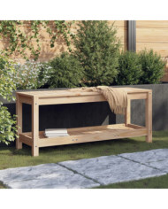 Banc de jardin 108x35x45 cm bois massif de pin | Mobilier & Déco