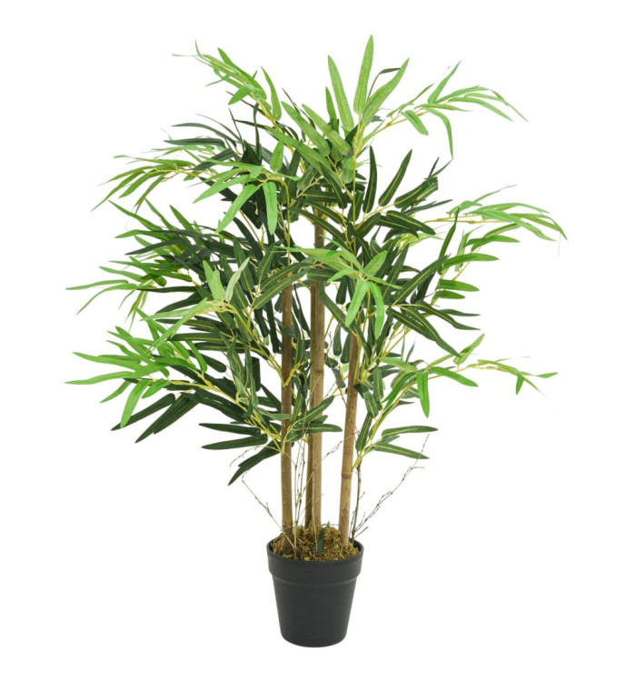 Bambou artificiel 500 feuilles 80 cm vert | Mobilier & Déco