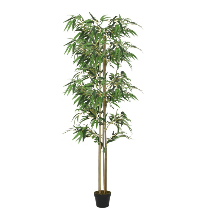 Bambou artificiel 1216 feuilles 180 cm vert | Mobilier & Déco