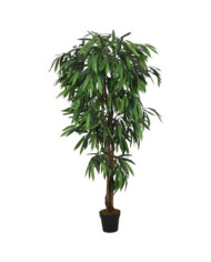 Manguier artificiel 600 feuilles 150 cm vert | Mobilier & Déco