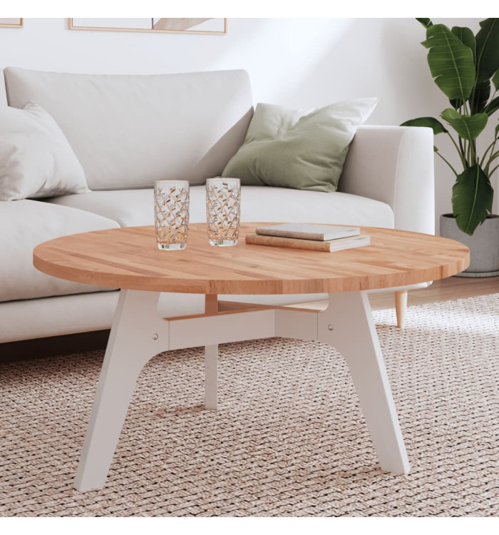 Dessus de table Ø90x2,5 cm rond bois massif de hêtre | Mobilier & Déco