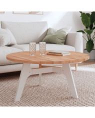Dessus de table Ø90x2,5 cm rond bois massif de hêtre | Mobilier & Déco