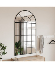 Miroir mural noir 80x140 cm arche fer | Mobilier & Déco