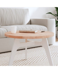 Dessus de table Ø60x2,5 cm rond bois massif de hêtre | Mobilier & Déco