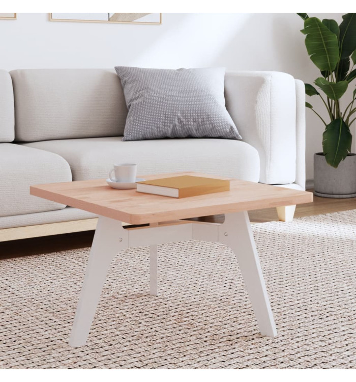 Dessus de table 60x60x2,5 cm carré bois massif de hêtre | Mobilier & Déco