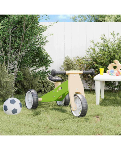 Vélo d'équilibre pour enfants 2-in-1 vert | Mobilier & Déco